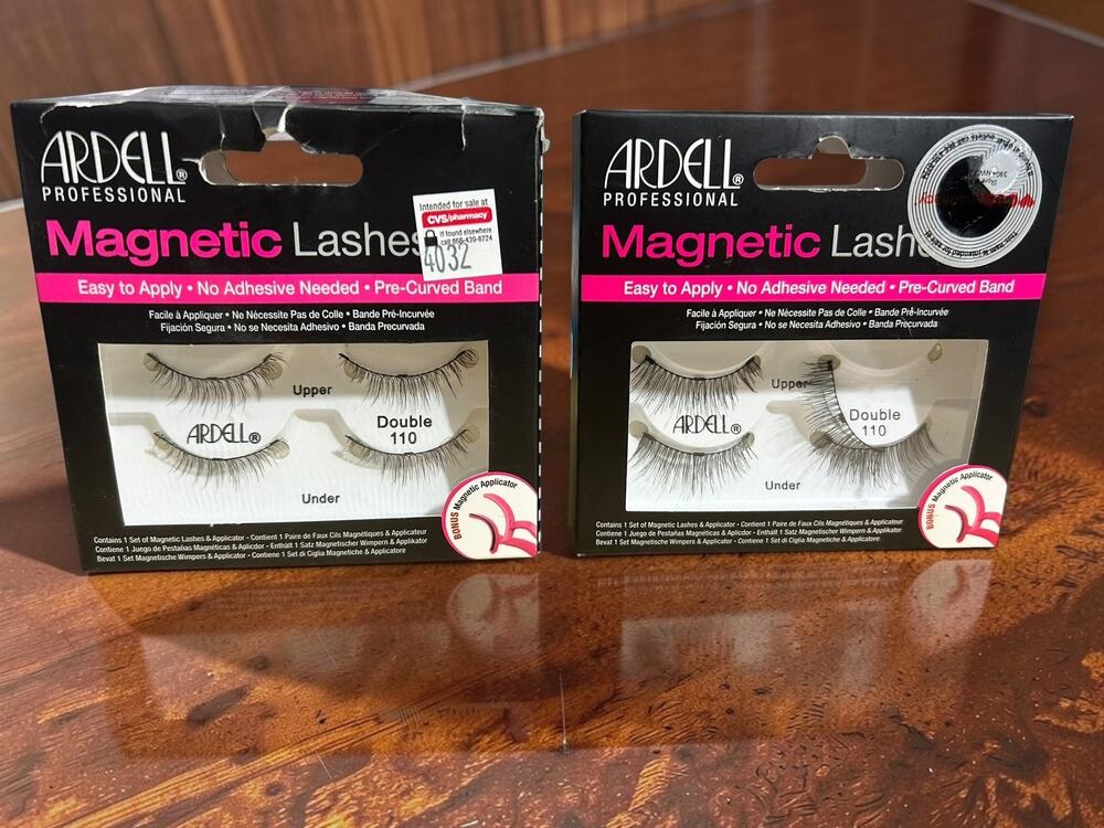 Ardell Magnetic Lashes Double 110 Upper and Under Pre Curved 2 Boxes